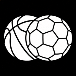 看球网官方logo，蓝色背景白色足球图案